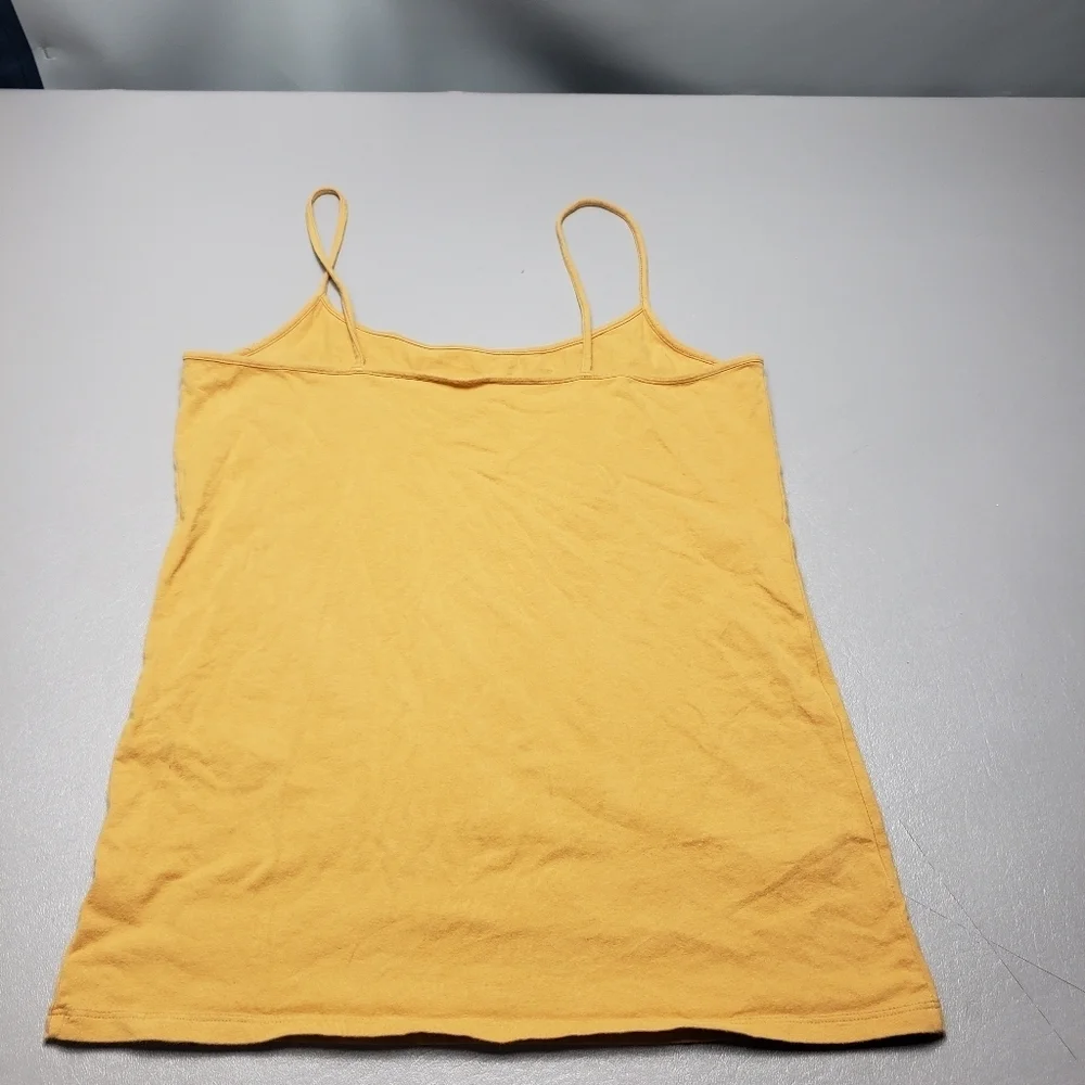 no boundaries mustard yellow spaghetti strap tank top women's size XL